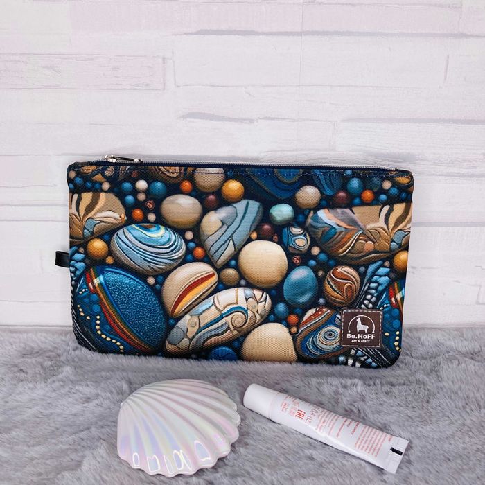 Kosmetyczka Handmade Płaska Podróżna Organizer | Polska | L