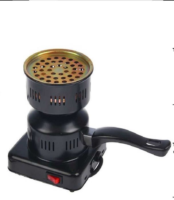 Електрична плитка для розігрівання, розпалювання вугілля, для кави