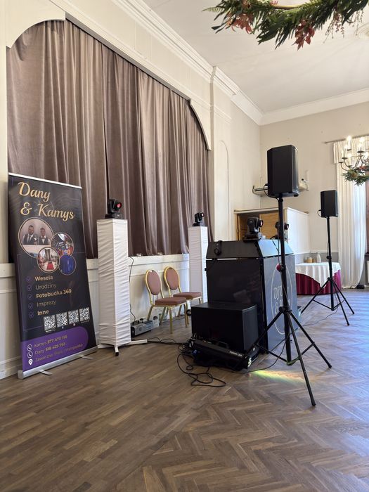 15% RABATU na wesele lub cały pakiet - DJ I WODZIREJ + Fotobudka 360 + Akcesoria