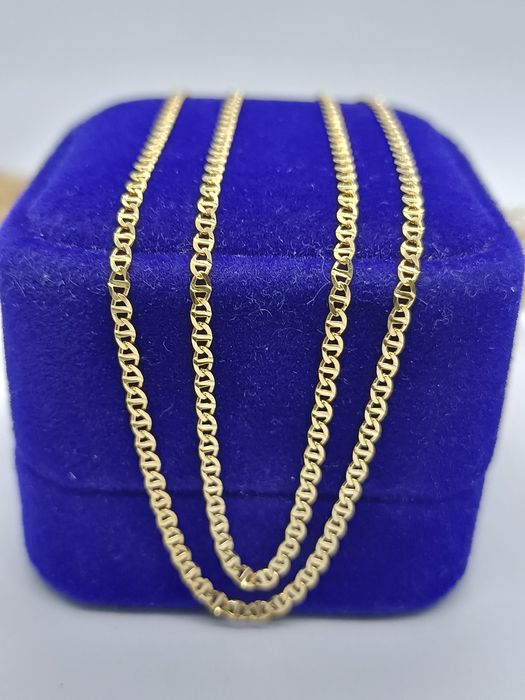 Łańcuszek ze złota, złoto pr 585, splot marino/ gucci