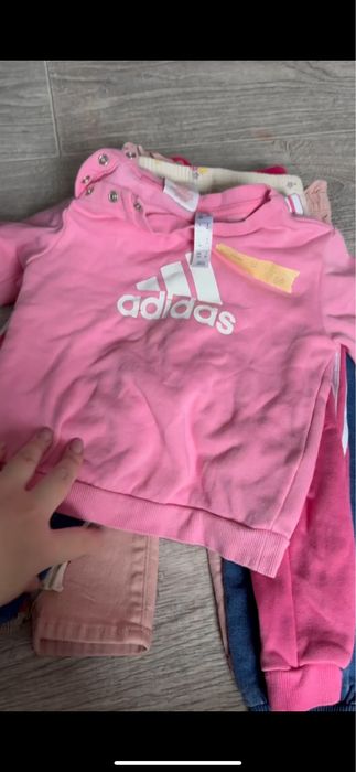 Великий пакет речей на дівчинку 12-18 місяців 80-86см 18-24 міс. 86-92