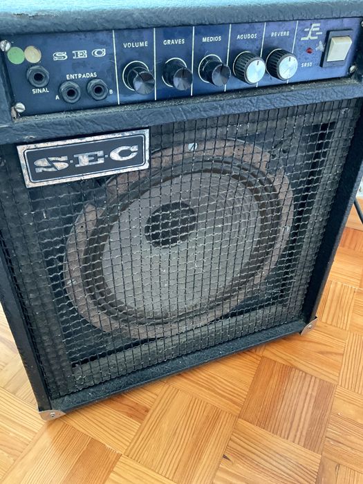 SEC SR50 - Amplificador de guitarra vintage Made In Portugal!