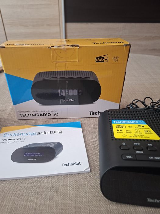Radio Budzik Dab+ FM Zegar TechniSat  Nowe.