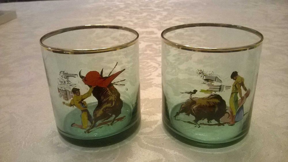 Copos Antigos Tourada (conj. 5)