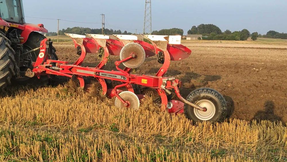 plug pługi  kverneland agrolux overum massey ferguson