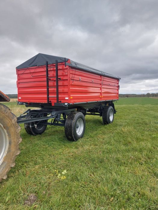 ITAS  przyczepa rolnicza DMC 18T (TON) wywrot na kulach 3str LED