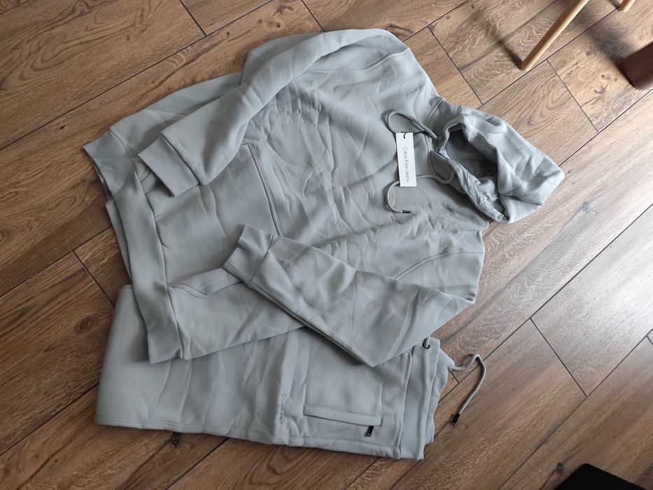 Nowe dresy męskie Calvin klain bluza spodnie ocieplane mis xl/xxl