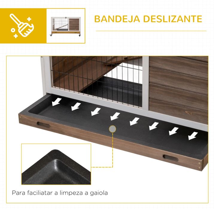 Coelheira em madeira - PORTES GRATIS - LOJA!!