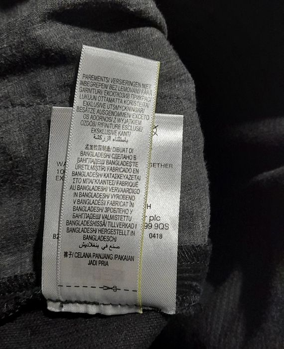 M&S мужские новые вельветовые штаны большой размер.черные брюки батал