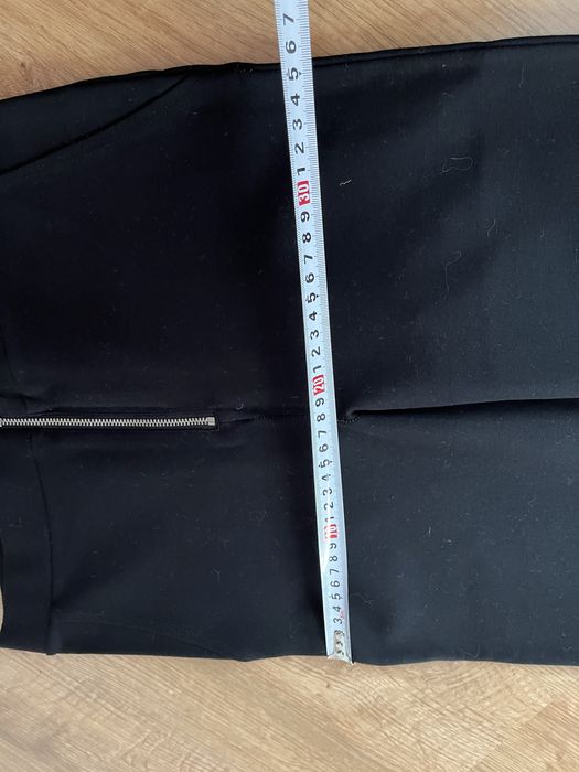 Legginsy damskie czarne z zamkiem z przodu Papaya roz M