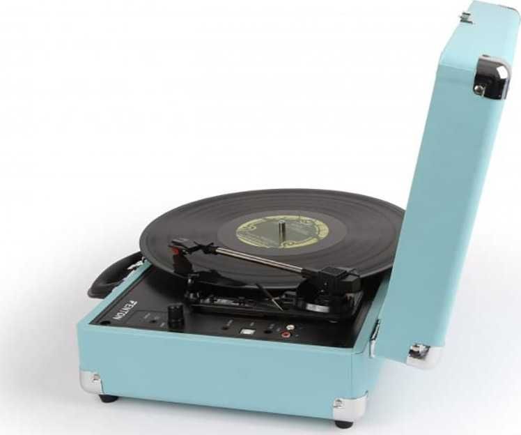 Вініловий програвач в ретро стилі Fenton RP 115 з BT,USB та динаміками