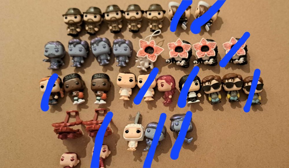 Figurki stranger things