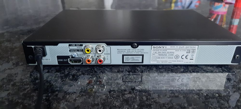 DVD Sony dvpsr760hb