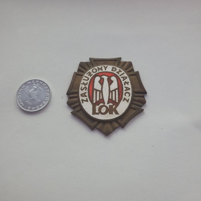 Odznaka PRL Duża Zasłużony Działacz LOK
