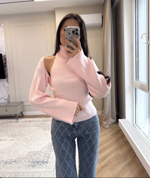 Топ з болеро із золотою застібкою жіночий. Кардиган жіночий. Светр