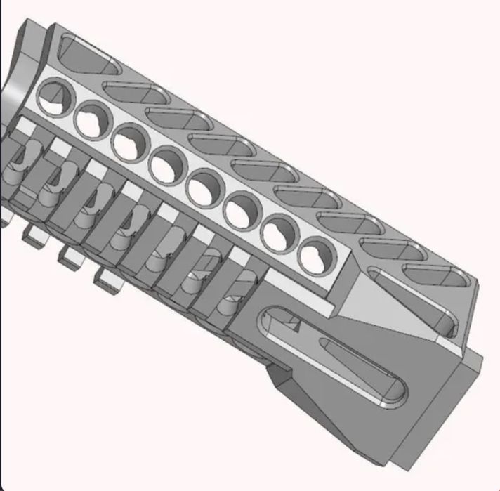 Цівка «Зенитка В-10» для АК-74У