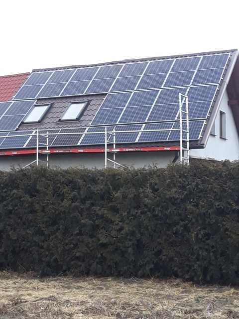 Instalacja fotowoltaiczna 10 kWp na dachu skośnym