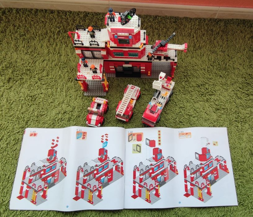 Lego dos bombeiros e lote várias peças