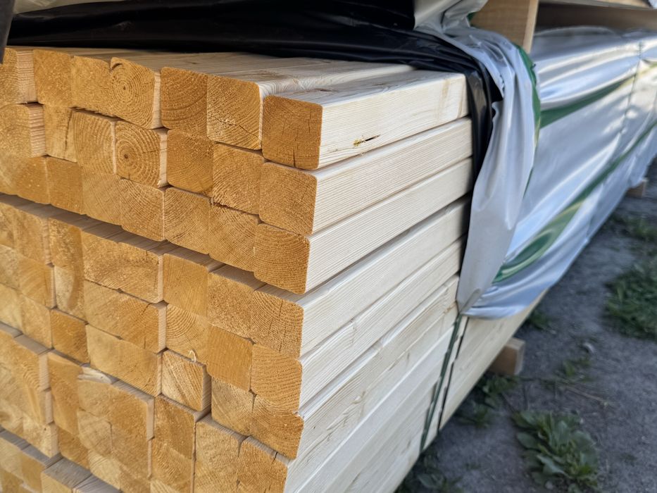 BWS - Drewno Konstrukcyjne Suche Strugane C24 45x45mm Świerk