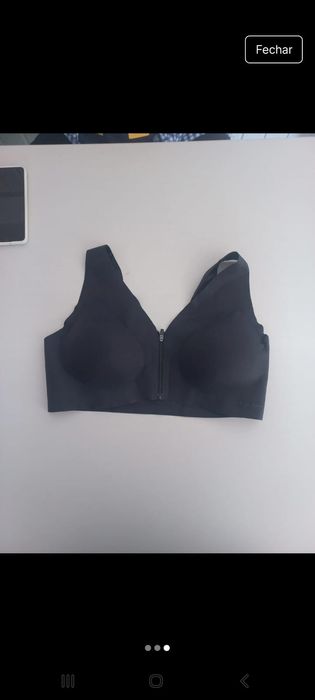 Sutiãs desportivos beje e preto