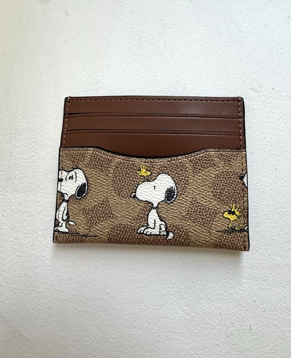 Coach x Peanuts Porta Cartões