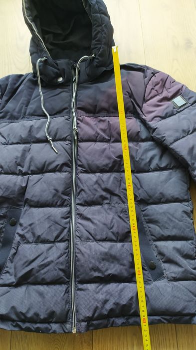 Kurtka męska, Tom Tailor, rozmiar XL, pikowana, z kapturem, ciepła