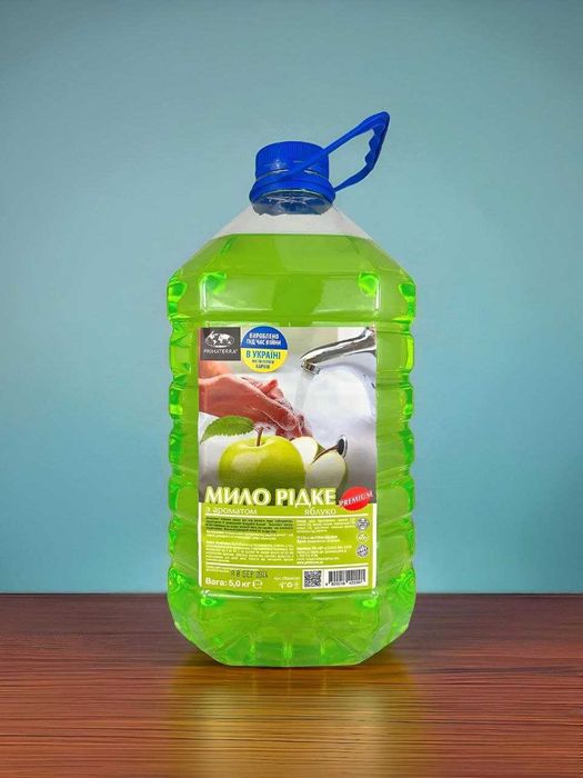 Рідке мило  зелене яблуко 5л
