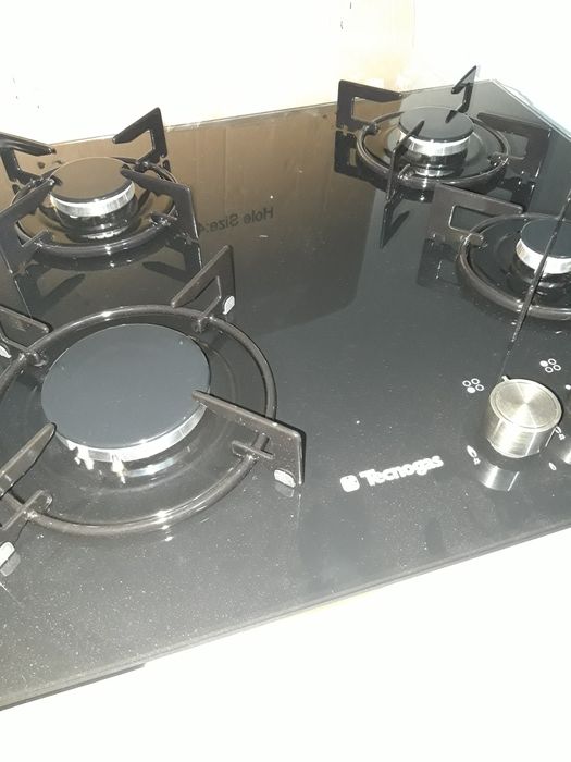 Placa Cristal Gas Tecnogas NOVA