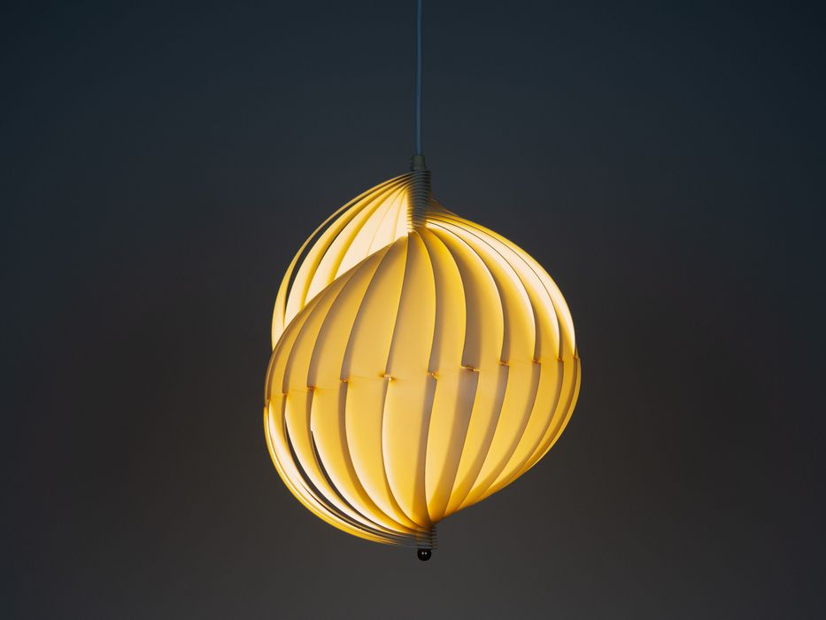 Duńska vintage lampa Moon proj. Flemming Brylle i Preben Jacobsen 1960