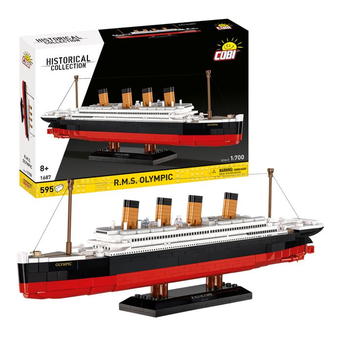 Klocki KONSTRUKCYJNE Cobi 1687 Statek R.m.s. Olympic 595 El.