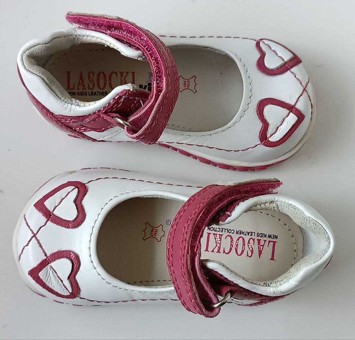 НАТУРАЛЬНА ШКІРА! Туфлі для дівчинки від Lasocki Kids (Польща) 18р