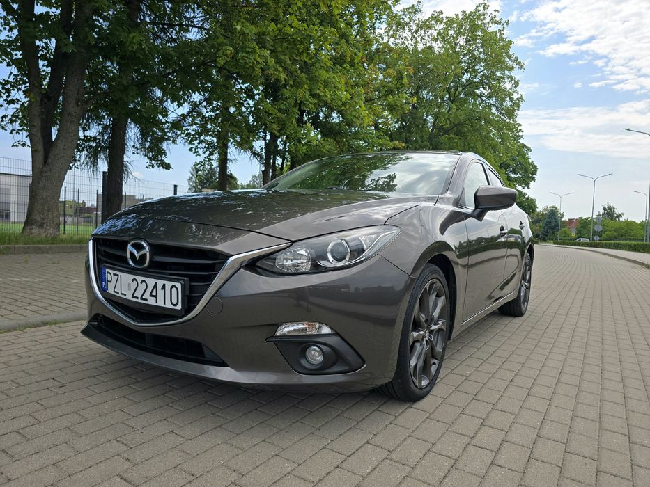 Mazda 3 2.0 165 p.s Niezawodny Full Opcja Bose Skóra Kamera Nawi Zarejestrowany Serwisowany Mega Stan