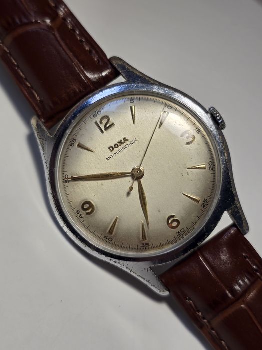 Zegarek Doxa Antimagnetique Swiss Męski Mechaniczny