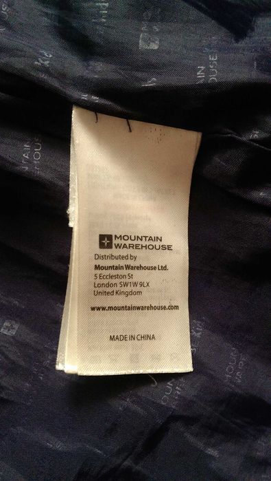Легкая детская ветровка куртка — модель марки Mountain Warehouse (11-12лет) в идеальном состоянии