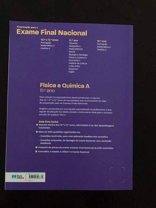 Livro preparação para exames 2022 Física-Química