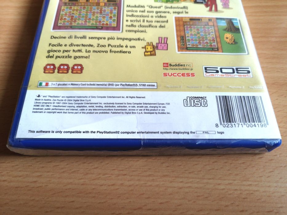 Nowa! gra ps2 zoo puzzle playstation 2