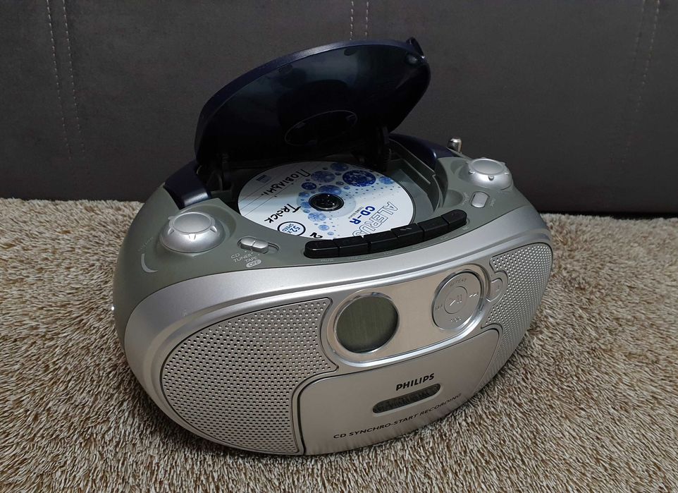 Магнітола (Бумбокс) Philips AZ1022 — Шикарний стан\ Привезена з Англії