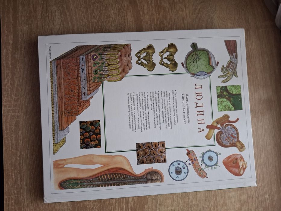 Книжка "людина та анатомія" усі теми для вивчення біології