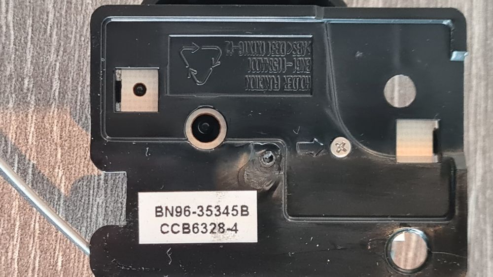 Botão de comando e recetor IR TVs Samsung