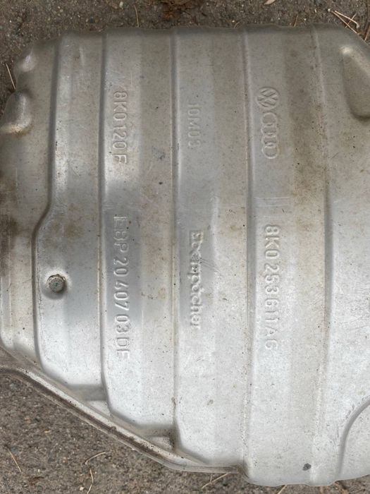 Глушитель и резонатор audi a4 b8 2.0 tfsi