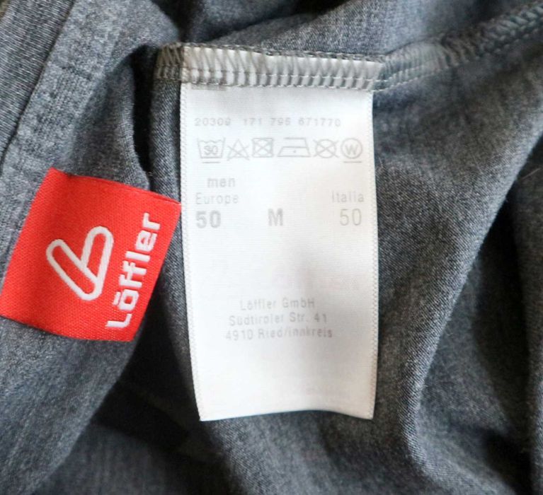 Löffler 50% merino wool koszulka termiczna outdoorowa M
