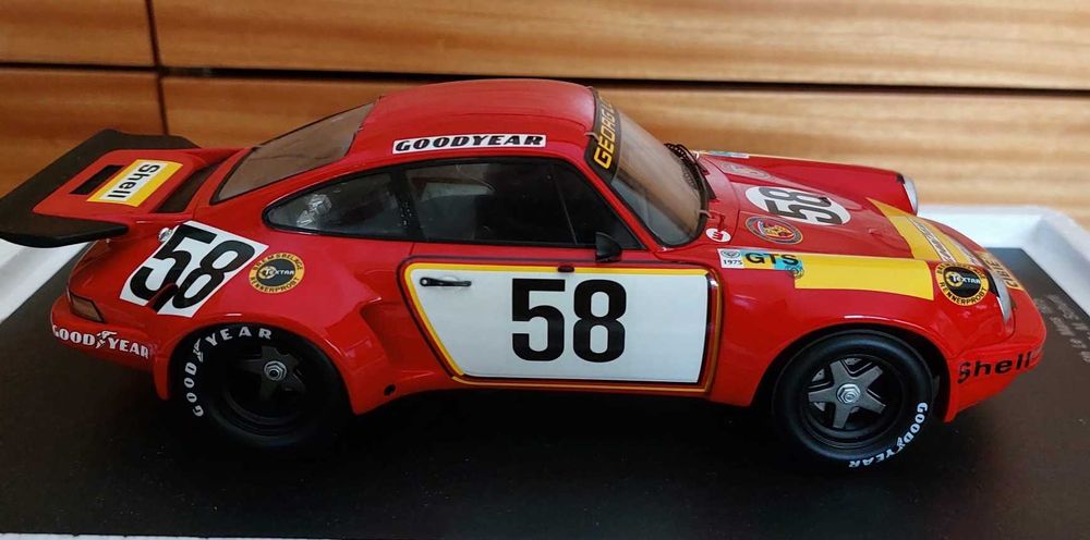 Porsche 911 RSR 3.0 #58 5th 24h Le Mans 1975 SPARK 1:18