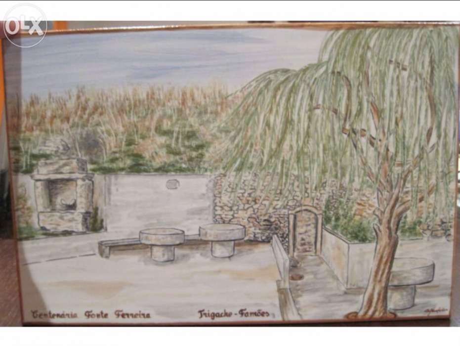 Azulejo comemorativo pintado à mão