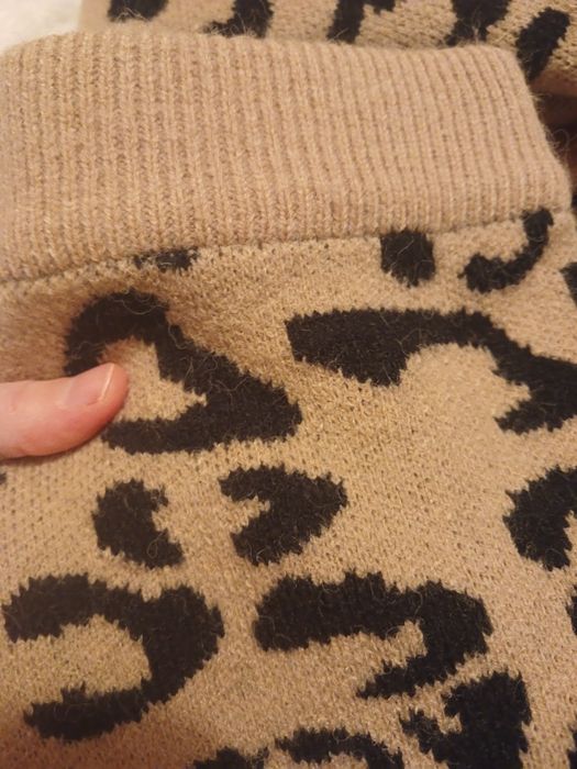 Теплий леопардовий костюмчик