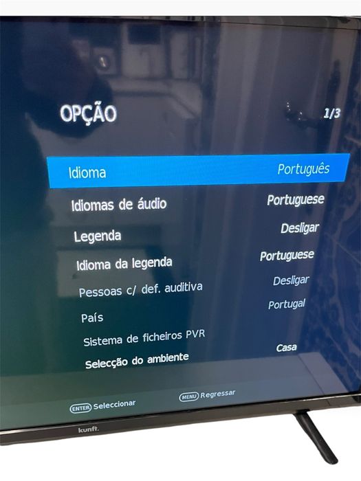 Televisão Kunft LED 32 polegadas