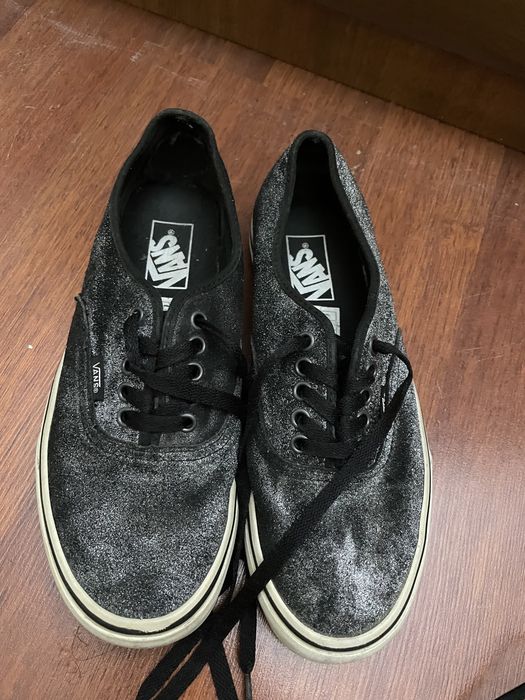 Кеди Vans чорні з блискітками