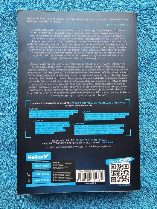 Sztuka podstępu. Kevin D. Mitnick. Wydanie II