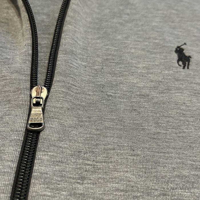 Polo Ralph Lauren szara męska bluza rozpinana kapturem hoodie