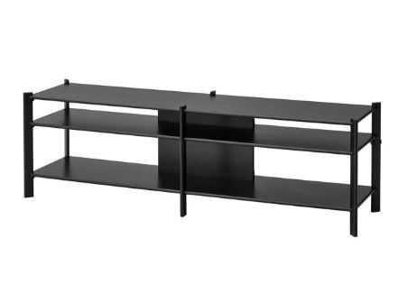 Móvel TV Ikea JÄTTEST, preto