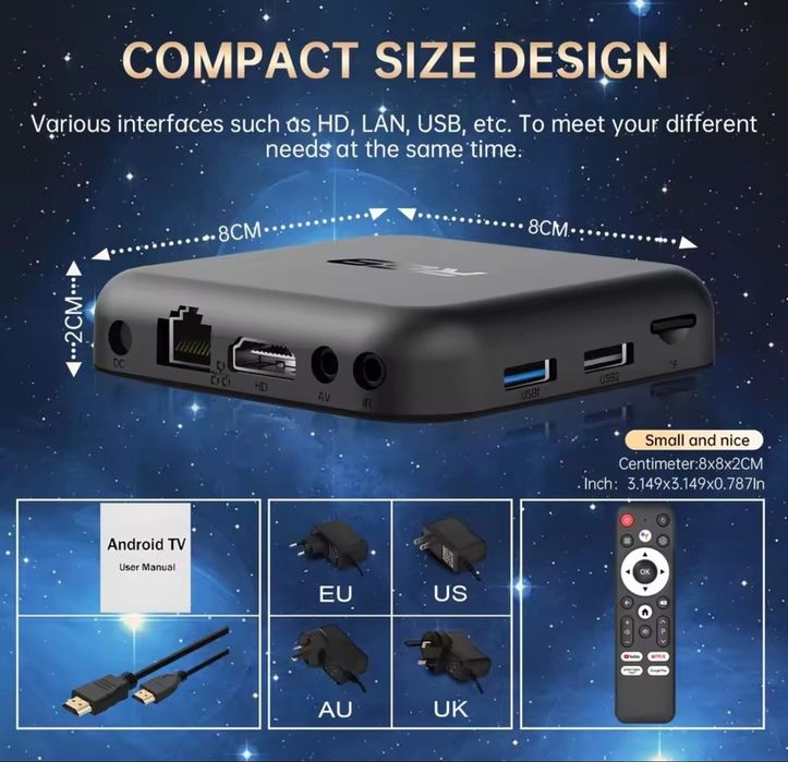 Android TV BOX 8 GB/128Gb